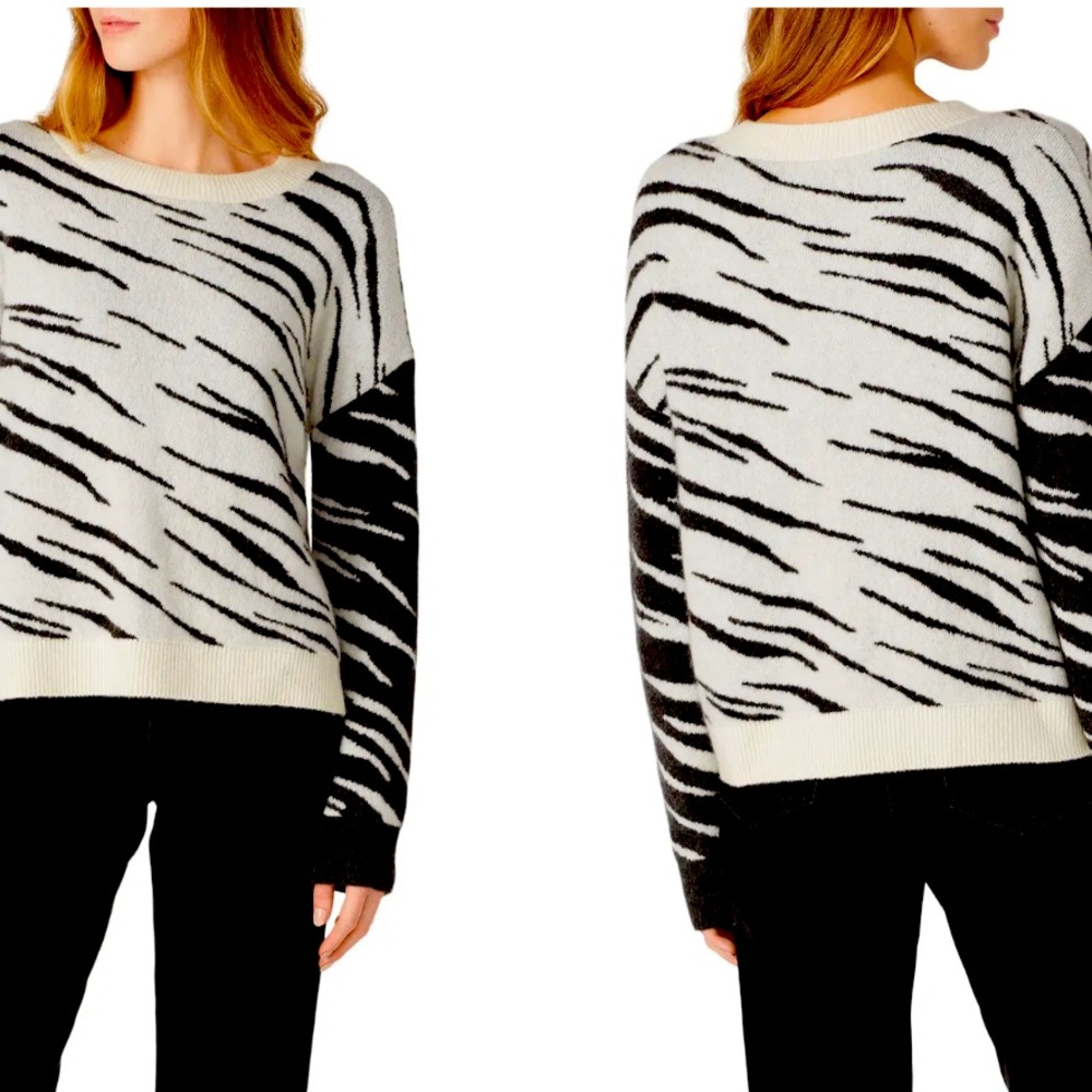 Lana Abstract Tiger Sweater By Rails Size Xs - image 1